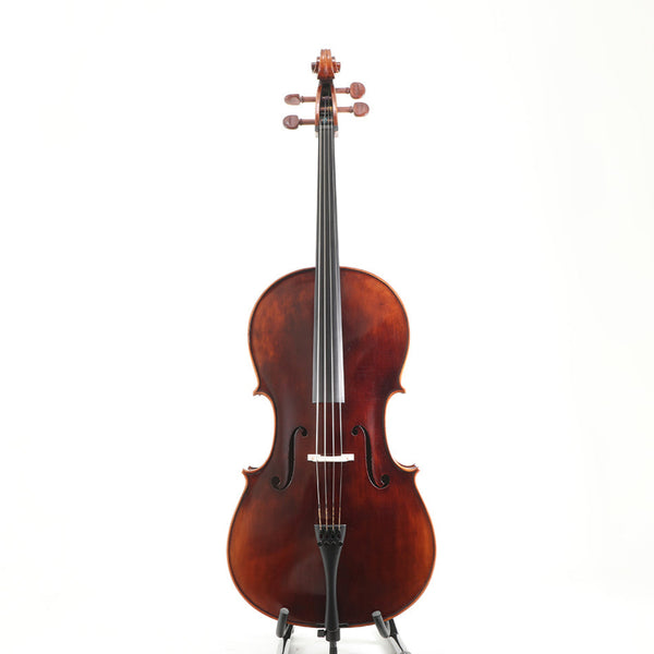 Viotune Handmade Professional Cello Set 1/64-4/4 All Size With 18years+ Flame Maple,Customizable colors and sizes