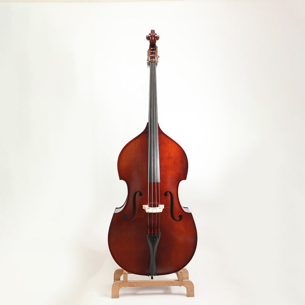 Viotune Beginning Level Handmade D-bass Set 1/4-4/4 All Size for Beginner Adults Student Kids,Solid Tonewoods